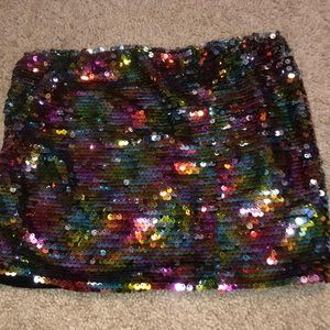 Sequin Wild Fable Tube Top